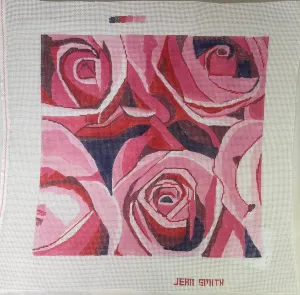 * Jean Smith Large Pink Beauty Rose