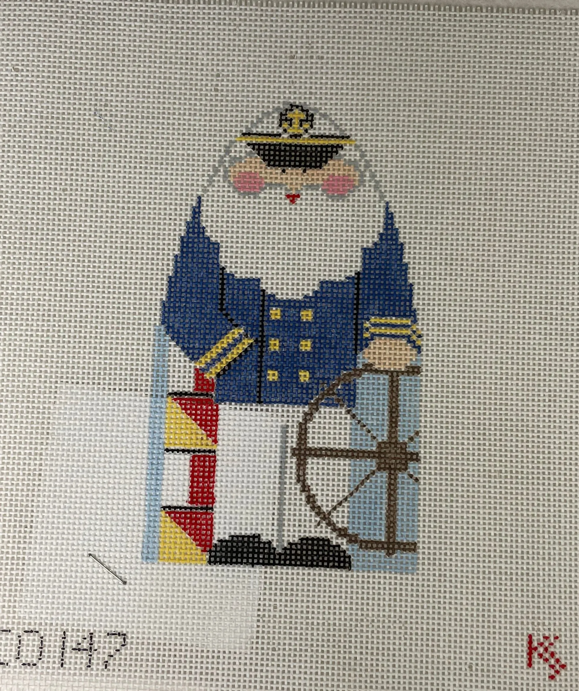 * Kathy Schenkel Designs CO147 Captain Santa