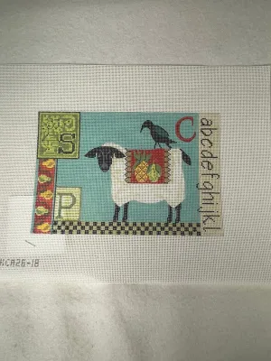 * Kelly Clark Studio KCA 26-18 Sheep Crow Sampler