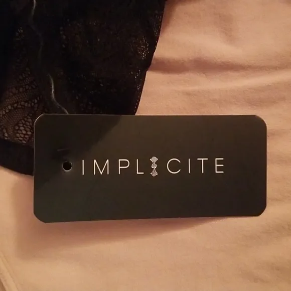 ❤ NWT  IMPLICITE Lace w/ Detachable Strap Bodysuit