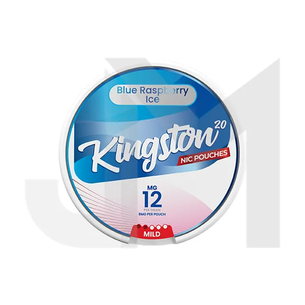 12mg Kingston Nicotine Pouches - 20 Pouches