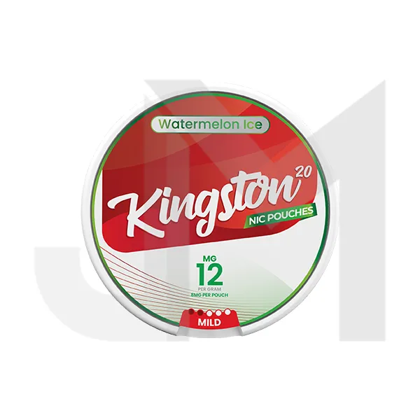12mg Kingston Nicotine Pouches - 20 Pouches