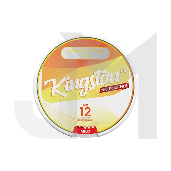 12mg Kingston Nicotine Pouches - 20 Pouches