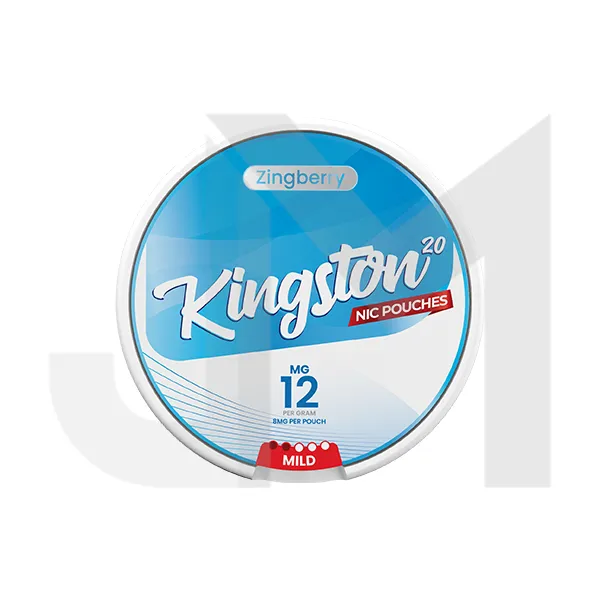 12mg Kingston Nicotine Pouches - 20 Pouches
