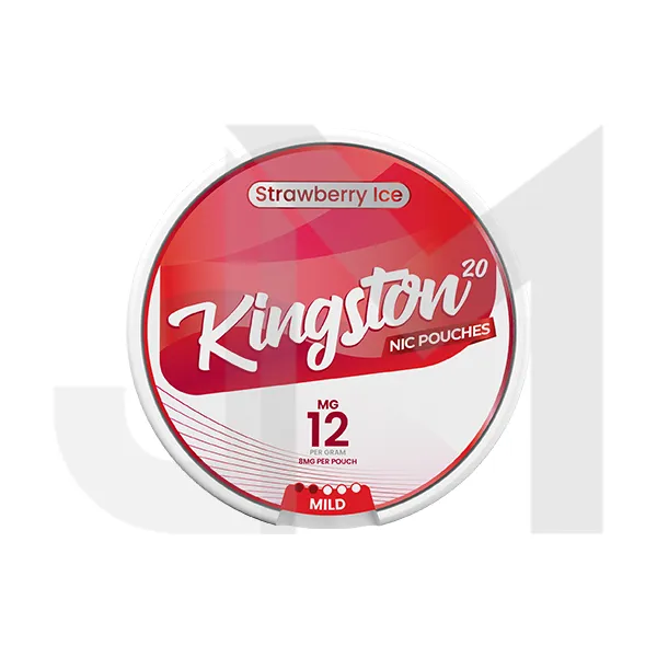 12mg Kingston Nicotine Pouches - 20 Pouches