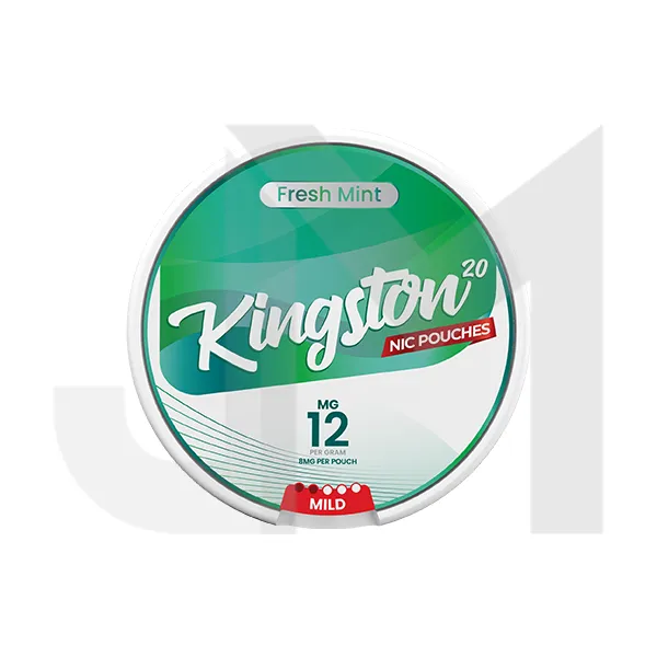 12mg Kingston Nicotine Pouches - 20 Pouches