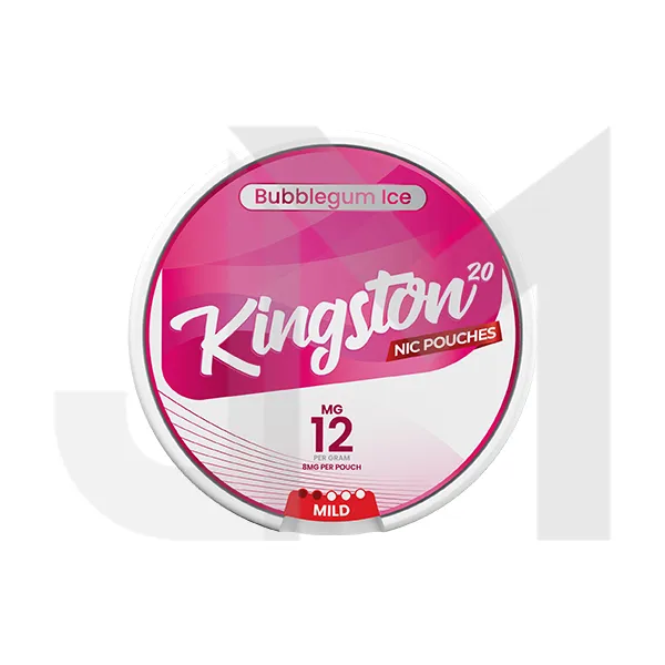 12mg Kingston Nicotine Pouches - 20 Pouches