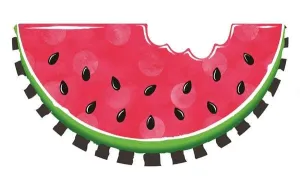 12" Metal Embossed Polka Dot Watermelon Sign: MD0709