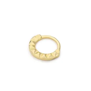 14k Gold Embossed Helix Piercing
