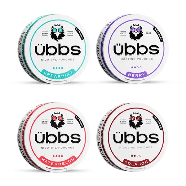 14mg Übbs Max Strength Nicotine Pouches - 20 Pouches