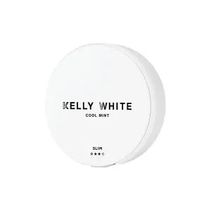 15mg Kelly White Slim Medium Cool Mint Nicotine Pouches - 20 Pouches