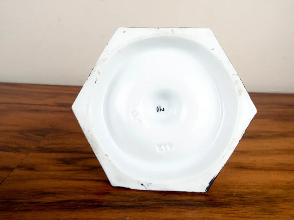 1930s Stoneware Art Deco Ceramic Porcelain Match Holder