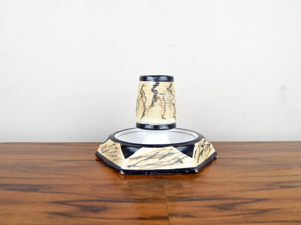 1930s Stoneware Art Deco Ceramic Porcelain Match Holder