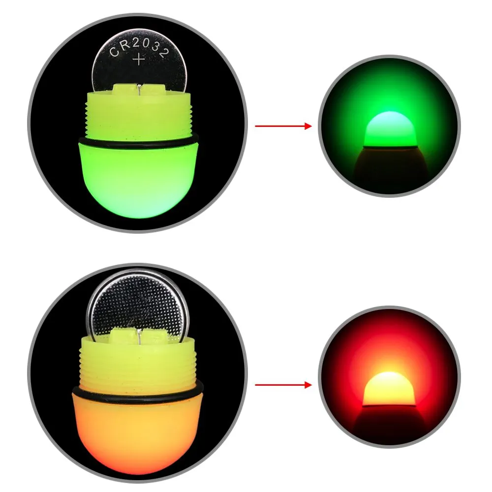 2 X50/ 70/90g  Night Glowing Squid Float Luminous Bobber Electronic Float Fishing Tackle