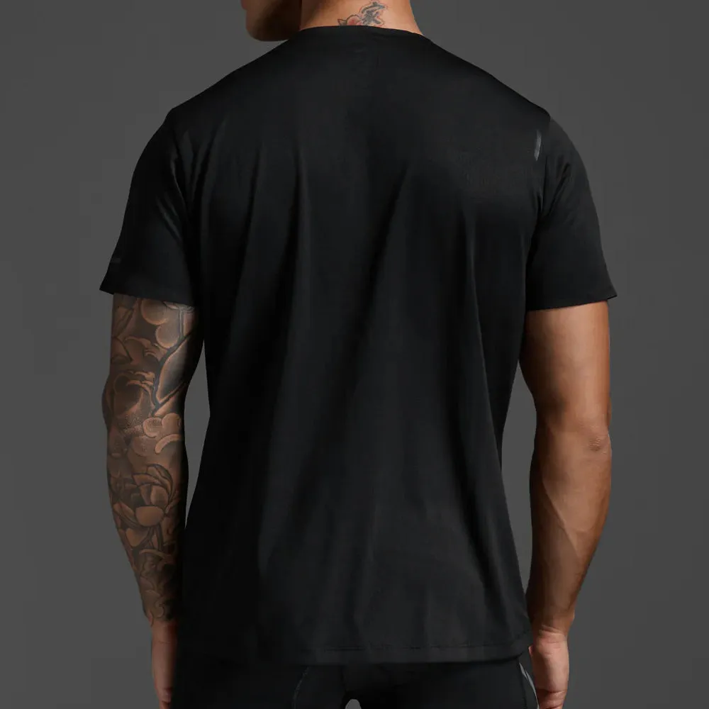 2XU Light Speed Tech Tee - Black/Black Reflective