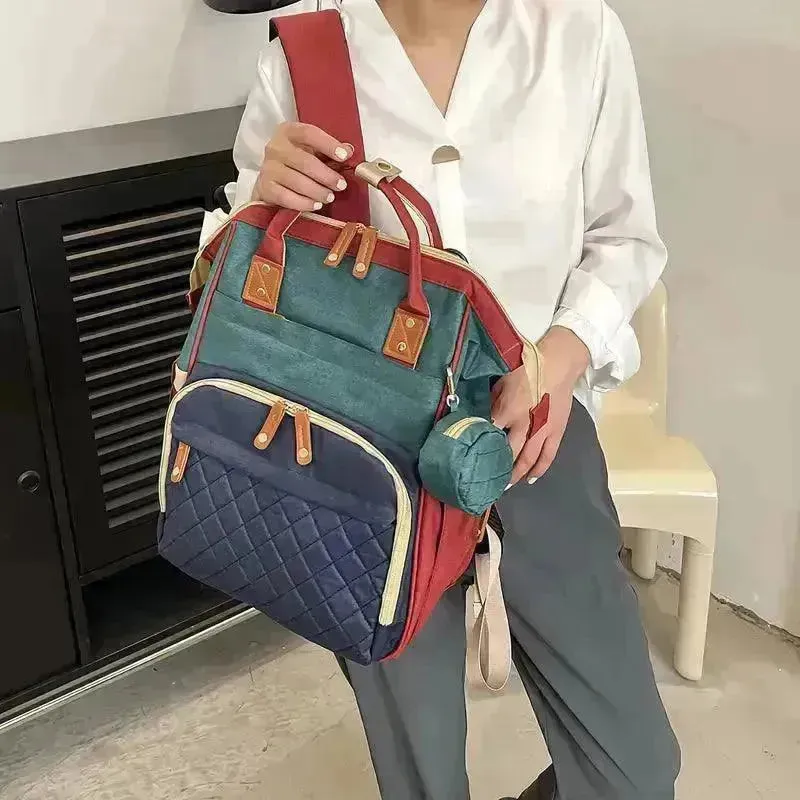 3 in 1 Baby Diaper Bag with USB Charging Dock
