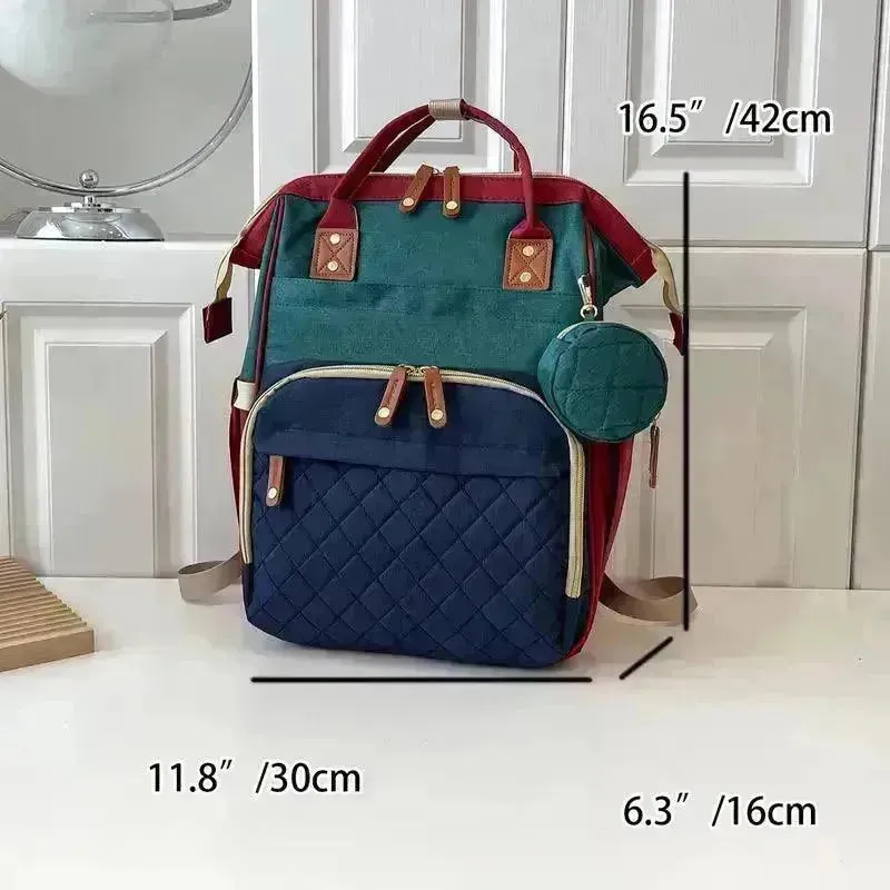 3 in 1 Baby Diaper Bag with USB Charging Dock