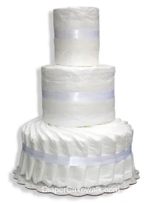 3 tier Do-It-Yourself Diaper Cake