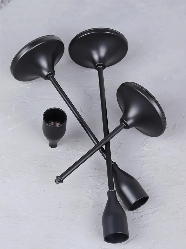 3PC European Style Metal Candle Holders