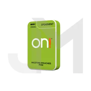 6mg On! Mini Strong Spearmint Nicotine Pouches - 20 Pouches