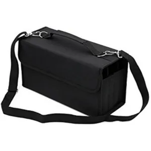 80 Slots Multi-Layer Marker Pen zipper Case  multicolor Marker Storage Container