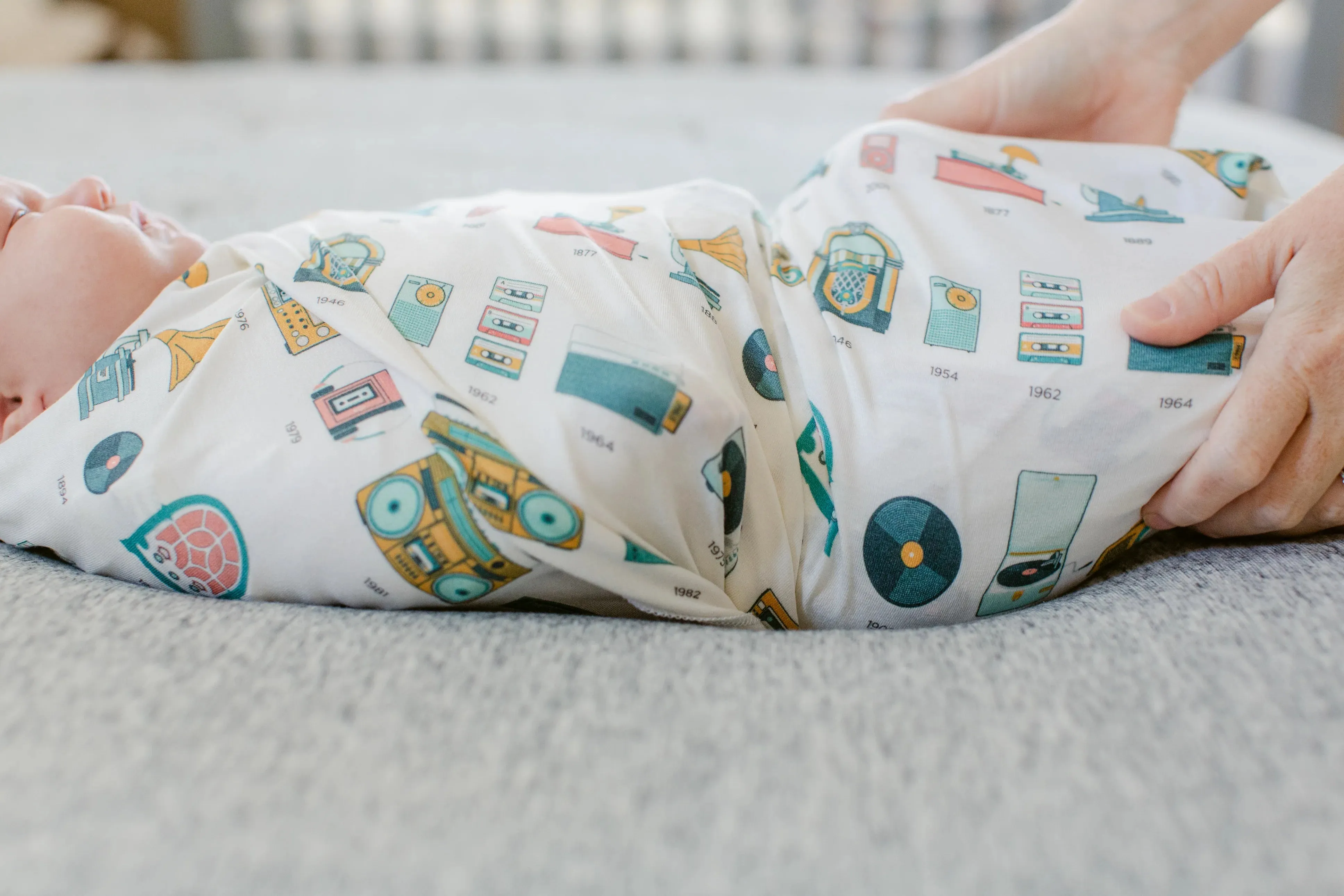 Abbey's House - Swaddle Blanket - Music Players Timeline