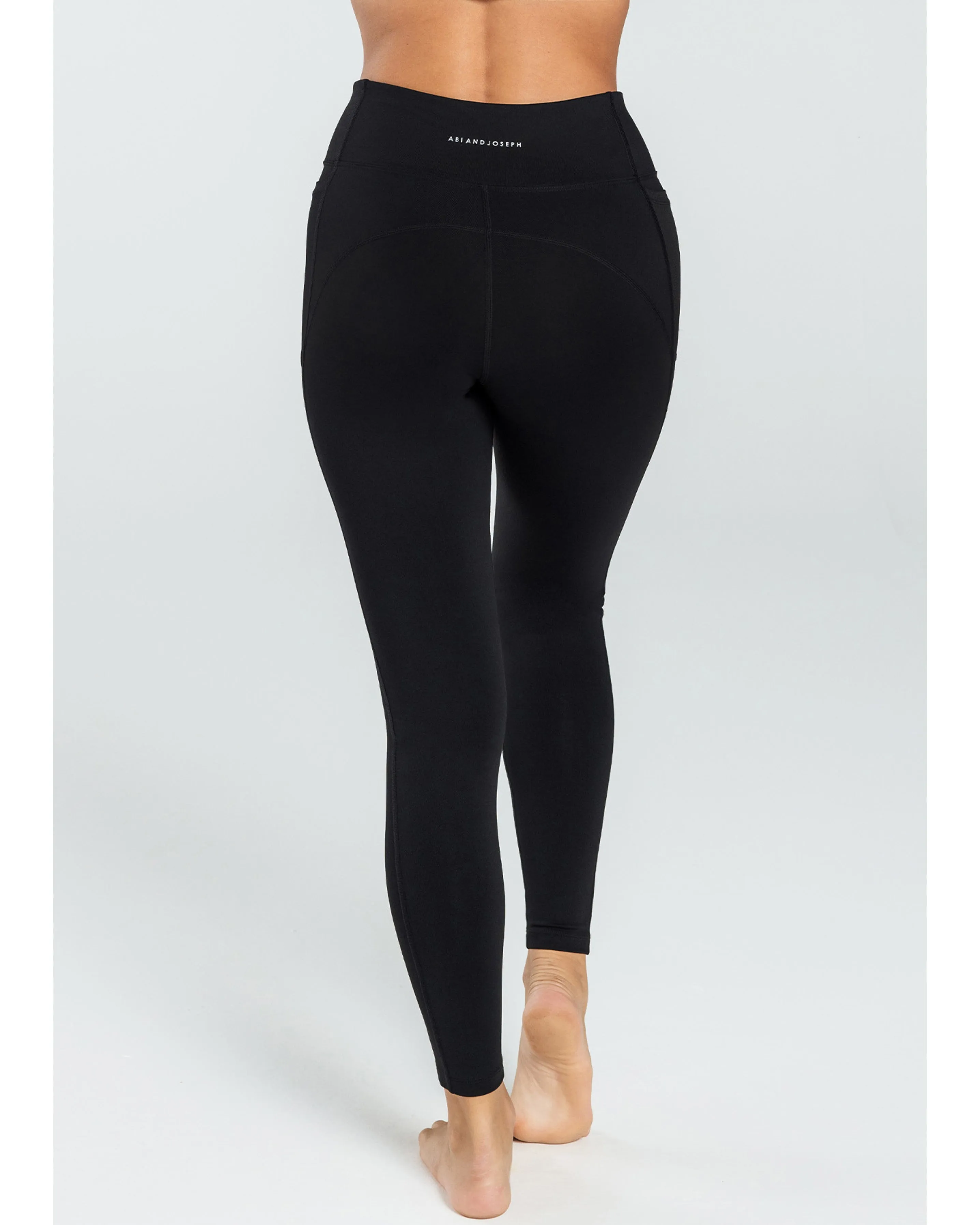 Abi and Joseph Carrera Dual Pocket Ankle Biter Tight - Black