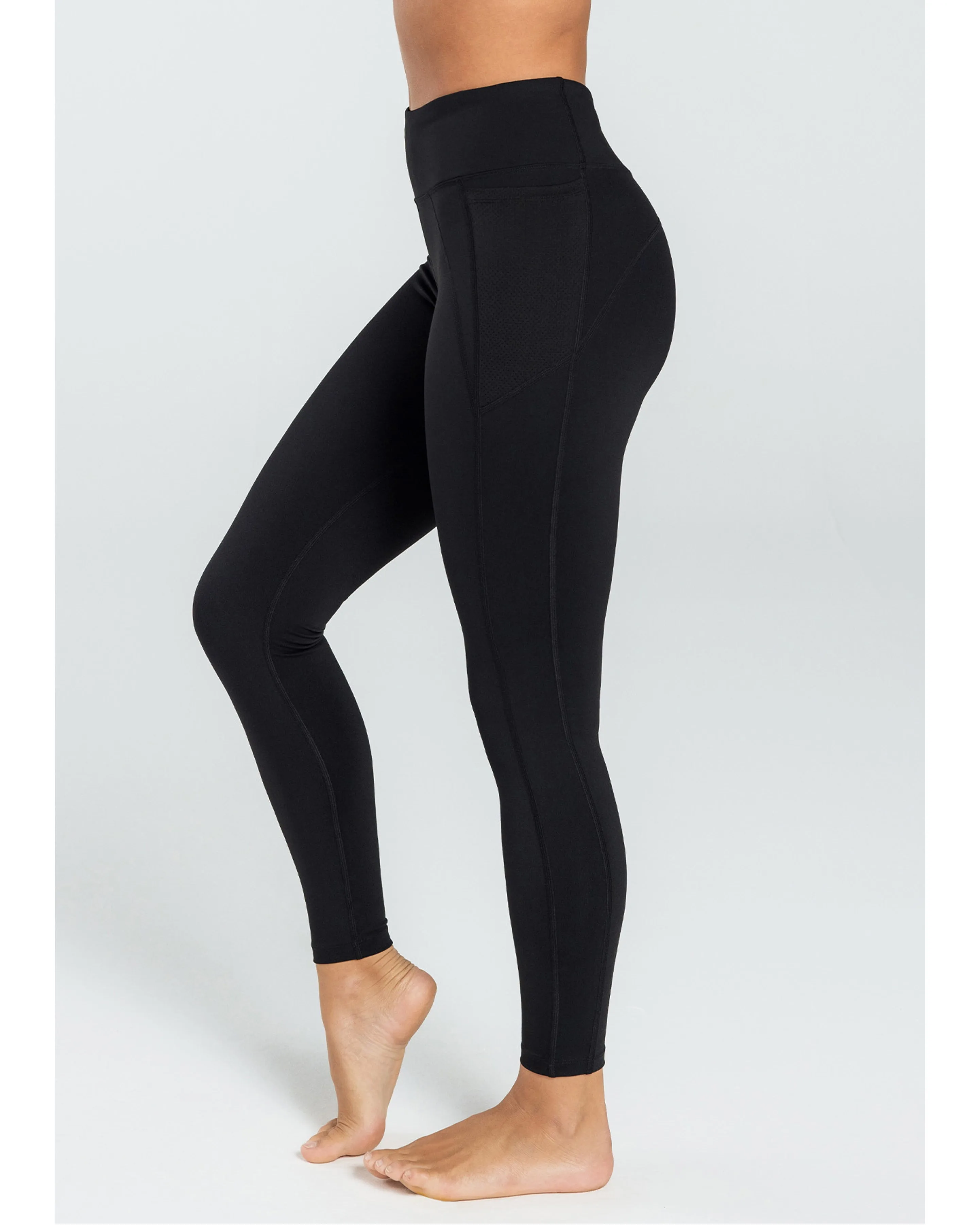 Abi and Joseph Carrera Dual Pocket Ankle Biter Tight - Black