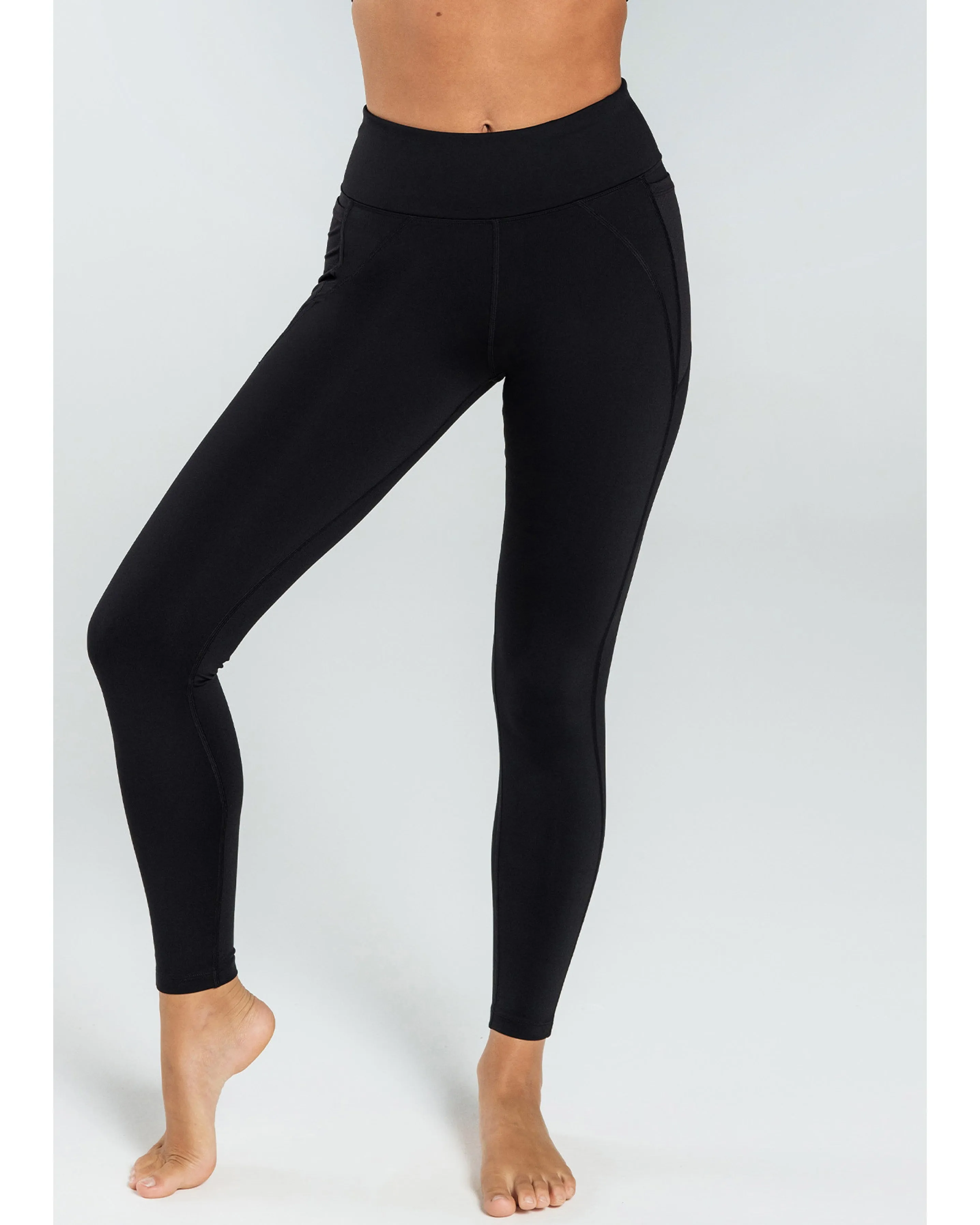 Abi and Joseph Carrera Dual Pocket Ankle Biter Tight - Black