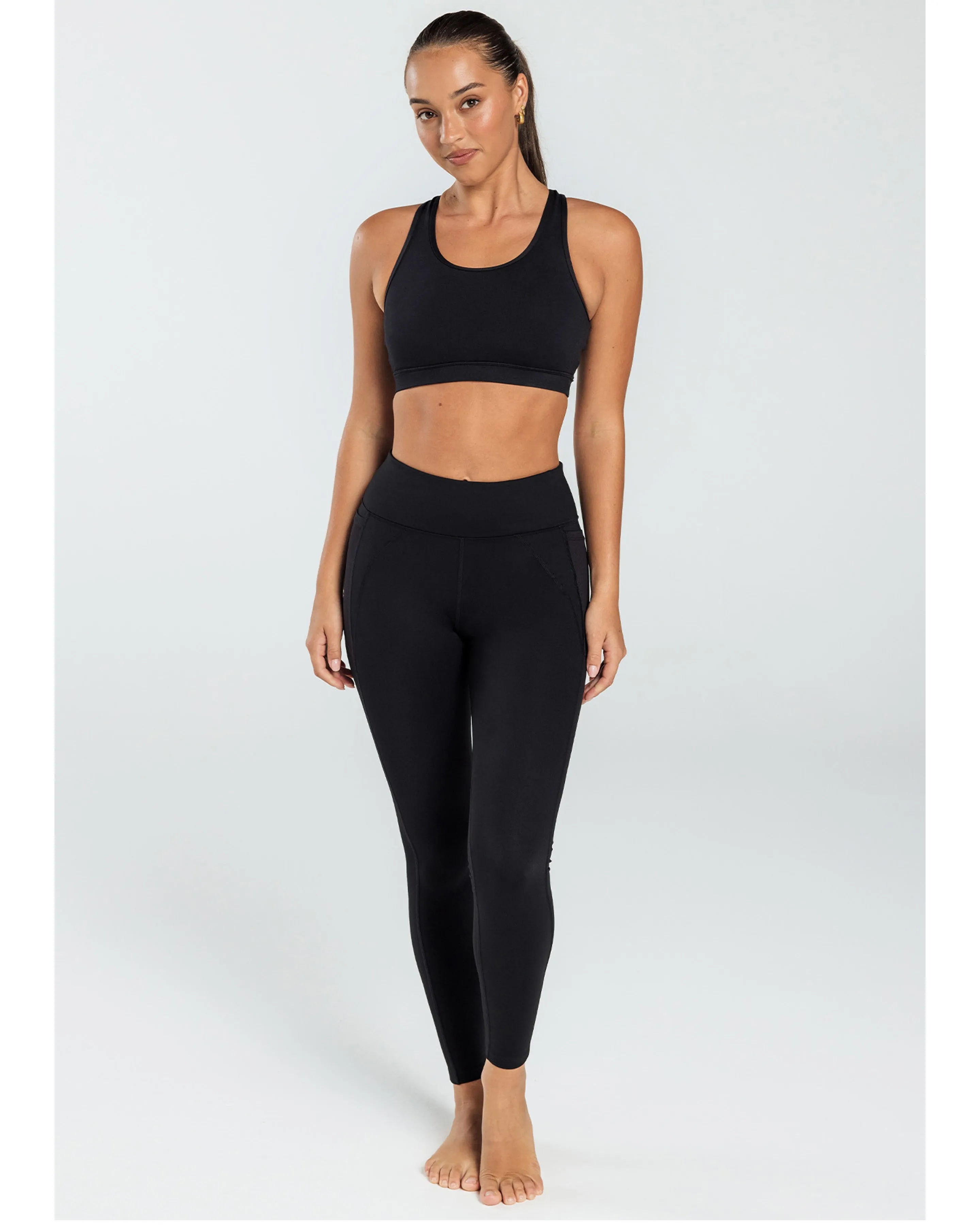 Abi and Joseph Carrera Dual Pocket Ankle Biter Tight - Black