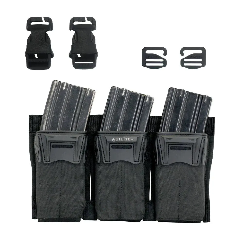 Agilite Pincer Placard Triple Magazine Pouch for M4 Type Magazine