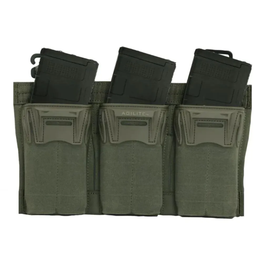 Agilite Pincer Placard Triple Magazine Pouch for M4 Type Magazine