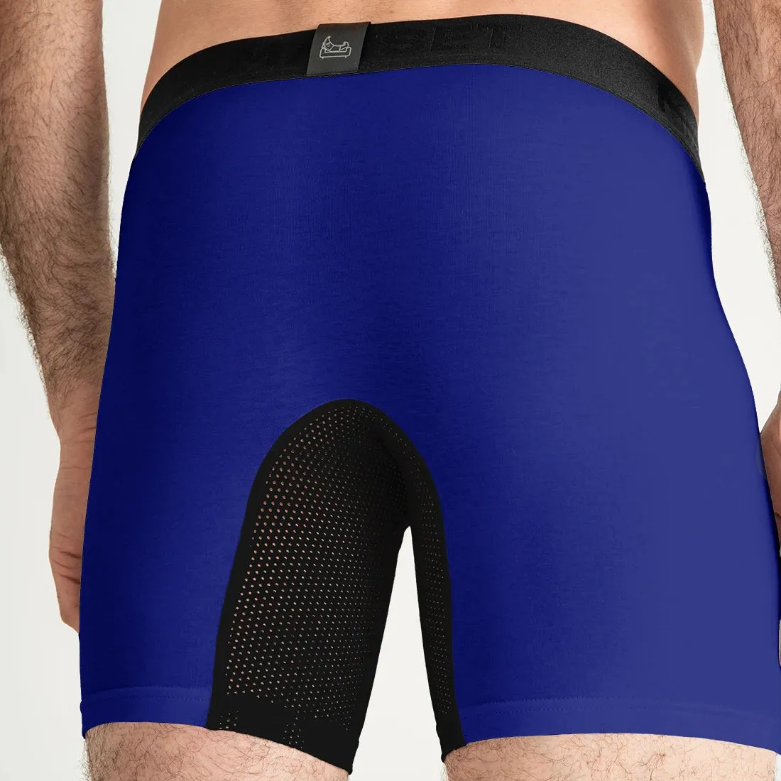 AirFlow Boxer Brief 7.6" OpenFly, Electric Blue