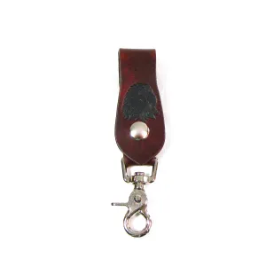 AK07-EA  Antique Finish Claw Hook Key Fob- Eagle Head