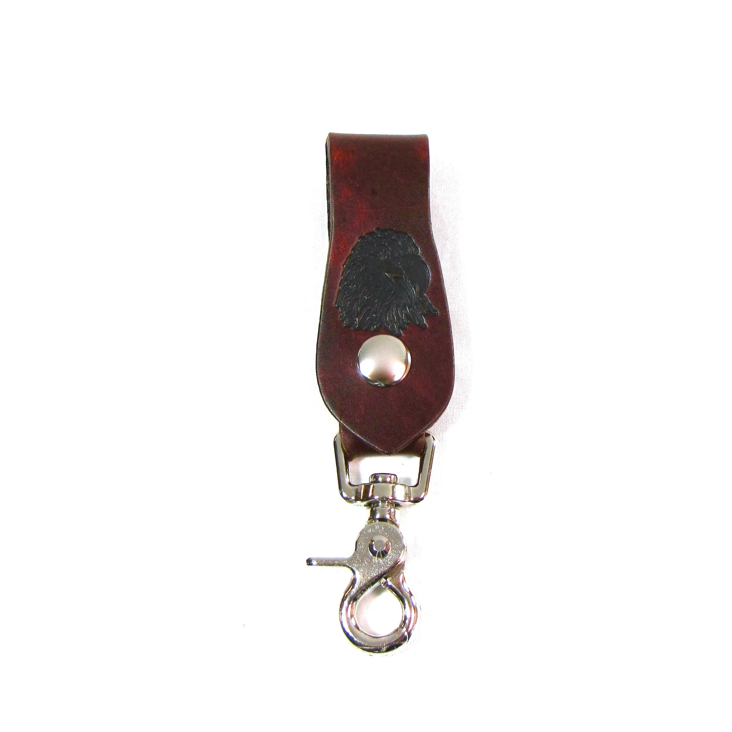 AK07-EA  Antique Finish Claw Hook Key Fob- Eagle Head