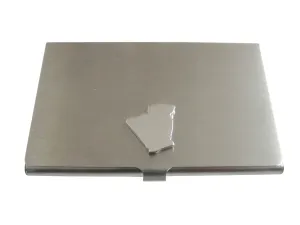Algeria Map Shape Business Card Holder