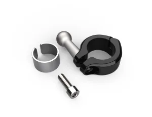 Aluminum Clamp Mount 7/8-1", Black