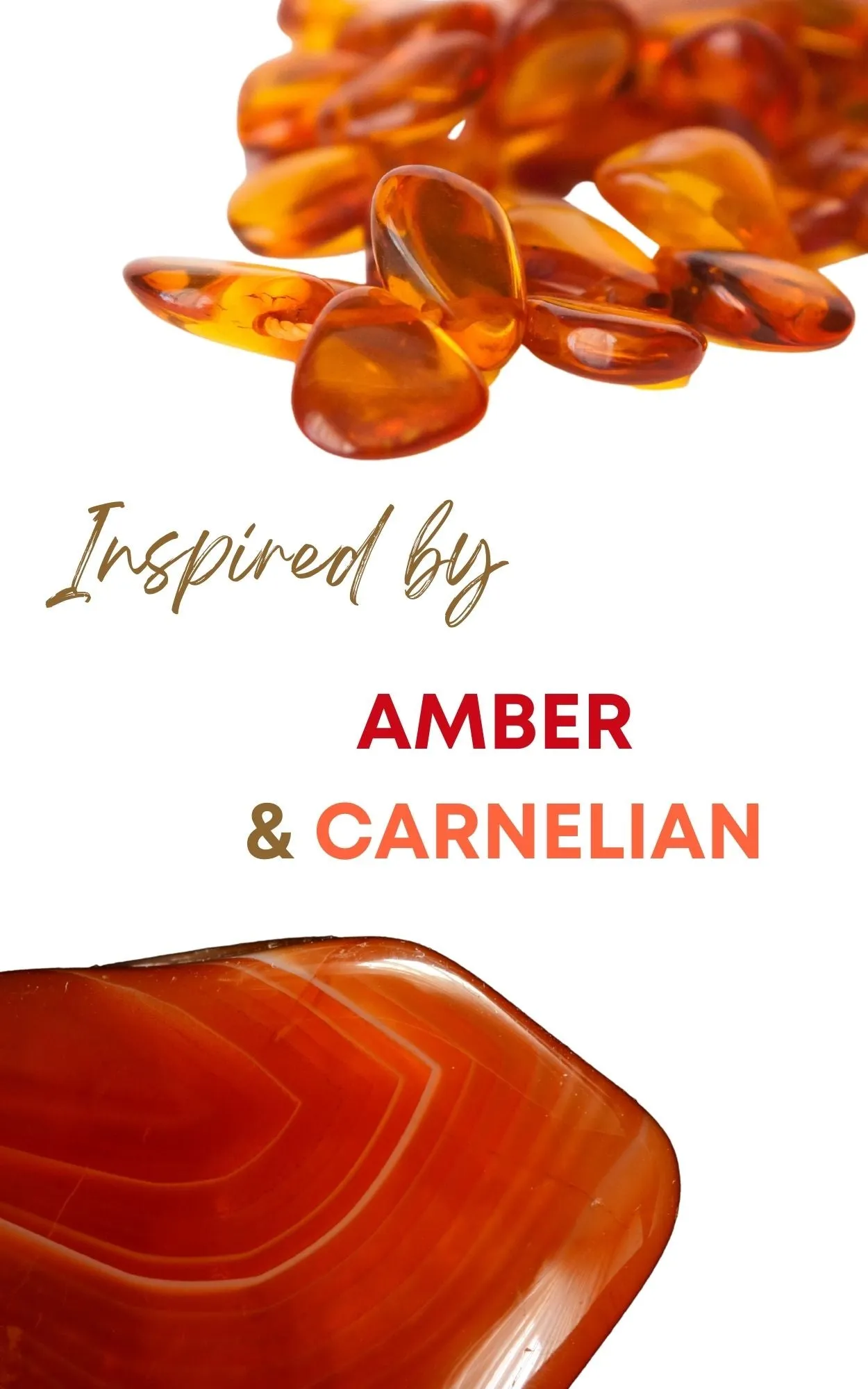 Amber & Carnelian Blend Vanity Bottle by Sage, Pure Perfume Oil Concentrate