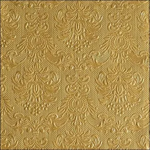 Ambiente Embossed Napkins Elegance Gold -  Available in 2 sizes