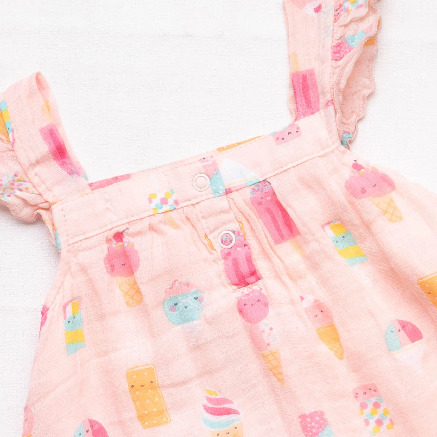 Angel Dear Ice Cream Muslin Sundress, Pink