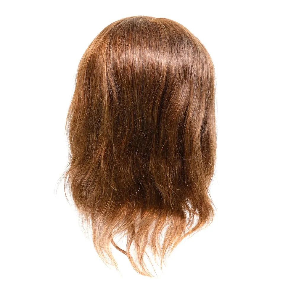 ANNIE 100% Human Hair Mannequin Head (14inch - 16inch)