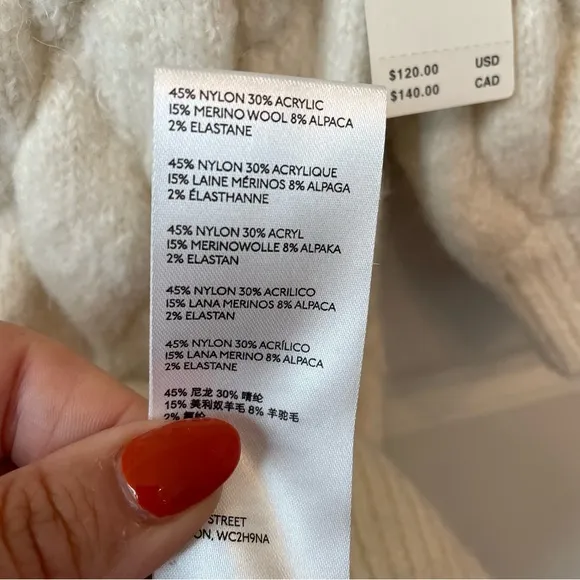 Anthropologie Bonnie Quilted Sweater