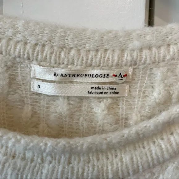 Anthropologie Bonnie Quilted Sweater