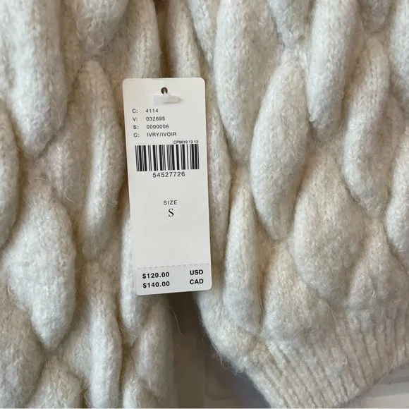 Anthropologie Bonnie Quilted Sweater