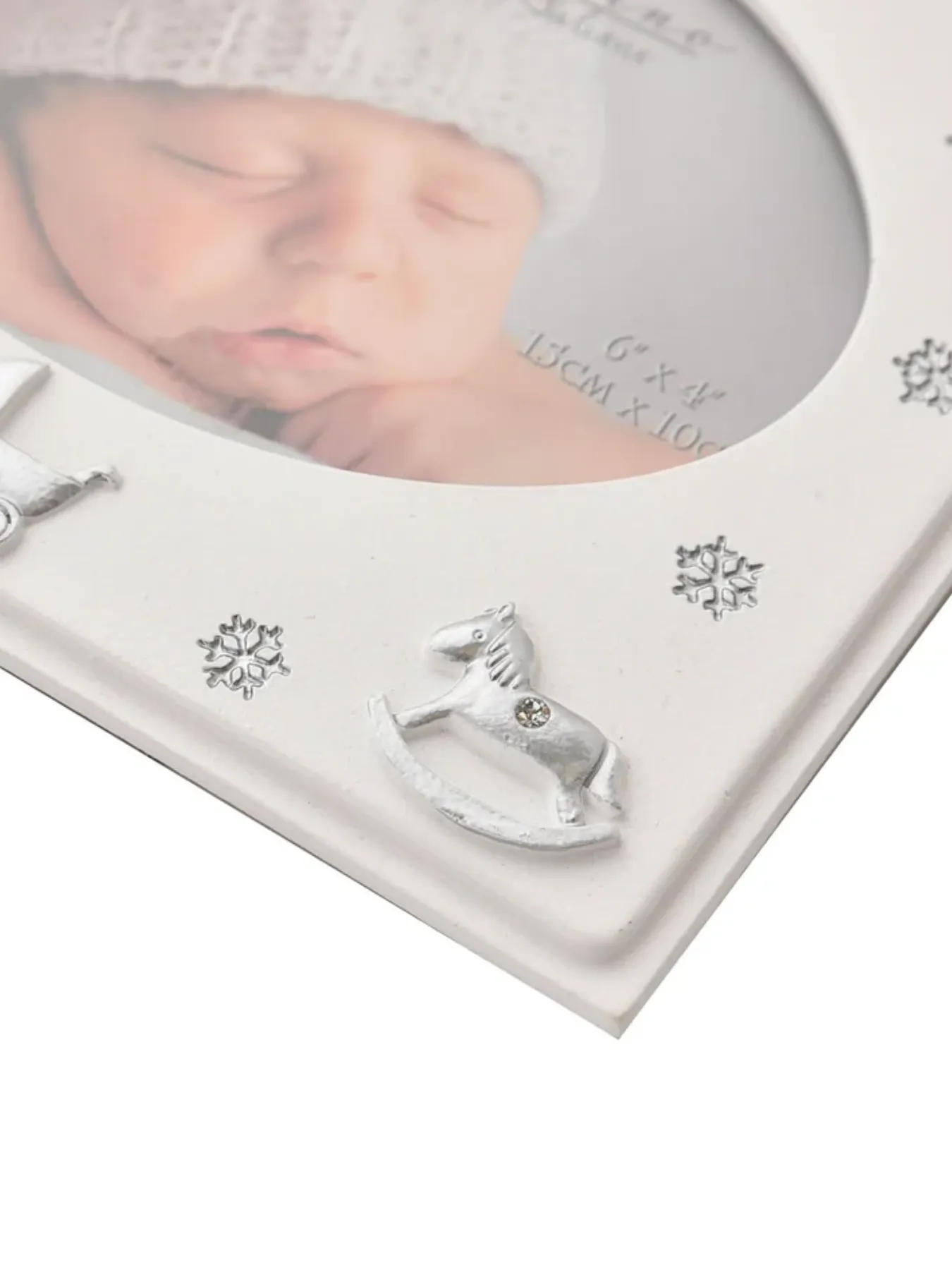 Baby's First Christmas Snowflake Frame