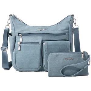 Baggallini Modern Everywhere Bag Light Indigo Denim
