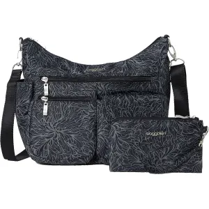 Baggallini Modern Everywhere Hobo Midnight Blossom Nylon