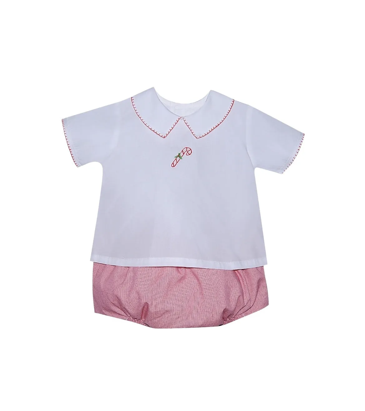 Bailey Candy Cane Diaper Set - Boy