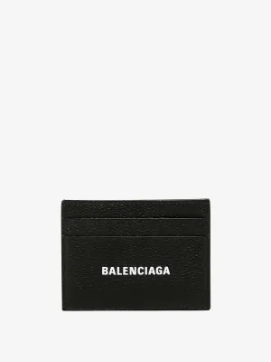 Balenciaga Leather Cardholder With Logo