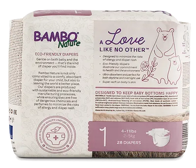 Bambo Nature Dream Diapers (Size 1)
